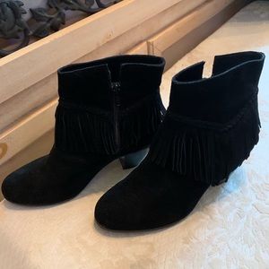 Gianni Bini Fringed Ankle boot